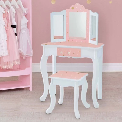 Fashion Twinkle Star Gisele Play Vanity Set Pink/White - Teamson Kids - Image 11
