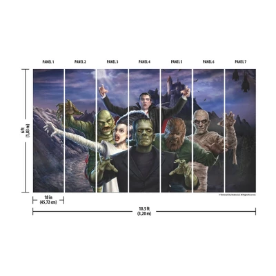 Universal Studios Iconic Monsters Wall Decal - RoomMates - Image 5