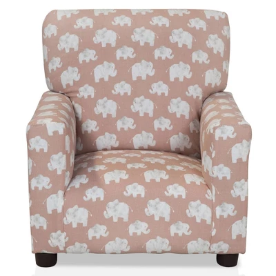 Nuea Elephant Print Kids' Chair Pink - HOMES: Inside + Out - Image 2