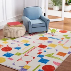 Kids Playhouse KPH203 Power Loomed Area Rug - Safavieh