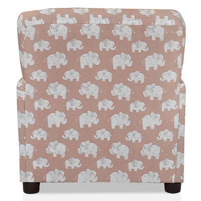 Nuea Elephant Print Kids' Chair Pink - HOMES: Inside + Out - Image 4