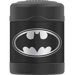 Thermos 10 Oz. Kid's Funtainer Batman Stainless Steel Food Jar - Gray/Black