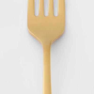 20pc Harrington Flatware Set Gold - Threshold⢠- Image 2