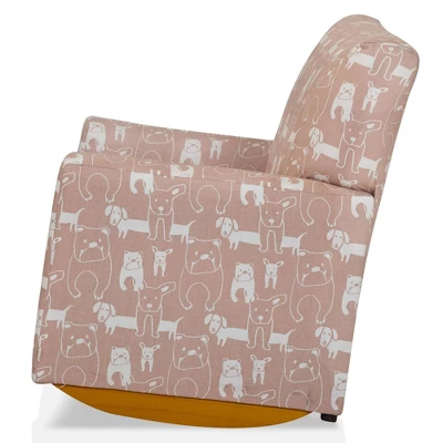 Tonai Animal Print Kids' Rocking Chair Pink - HOMES: Inside + Out - Image 3
