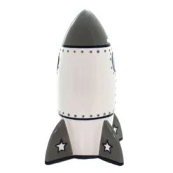 Bank Roger Rocket Bank - One Bank 9 Inches - Space - 3577Gb - Ceramic - Off-White