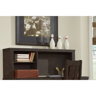 Highlands Desk With Hutch Espresso - Hillsdale Furniture - Image 2
