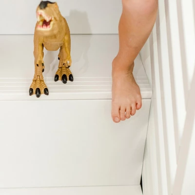 Max & Lily Twin Low Bunk Bed W/ Staircase And Slide - Image 4