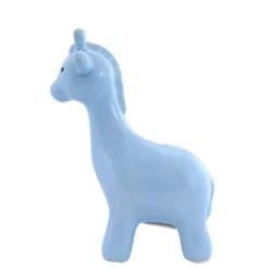Bank Blue Large Giraffe - One Giraffe Bank 9.5 Inches - Money Saving - 3562Bl - Ceramic - Blue
