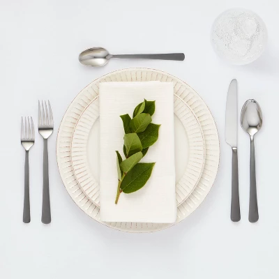 20pc Hubbardston Flatware Set Black - Thresholdâ˘